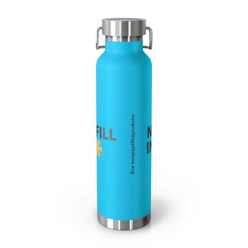 Nonprofits Get it Done Copper Vacuum Insulated Water Bottle